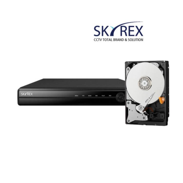 SKY-3004F 스카이렉스 CCTV녹화기 500만화소 4채널 1000G ajhua